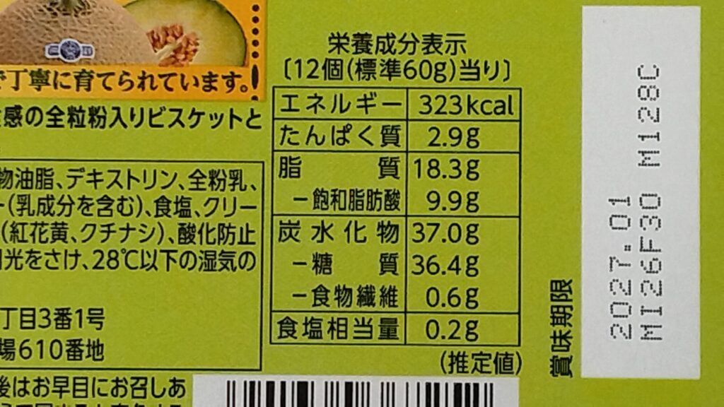 アルフォートカロリー